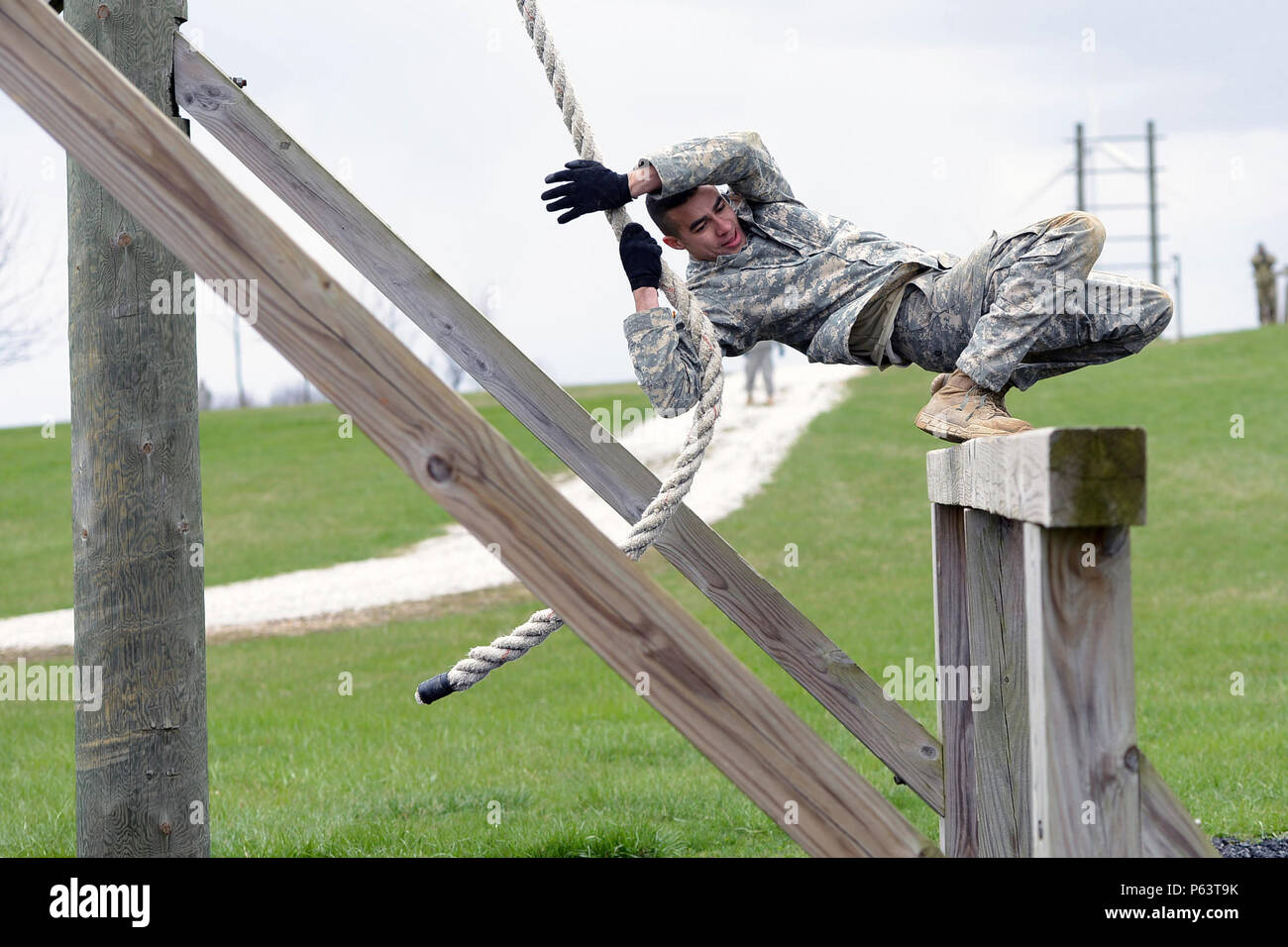 Sgt. Paul Born of Washington, Illinois with the 444th Chemical Combat ...