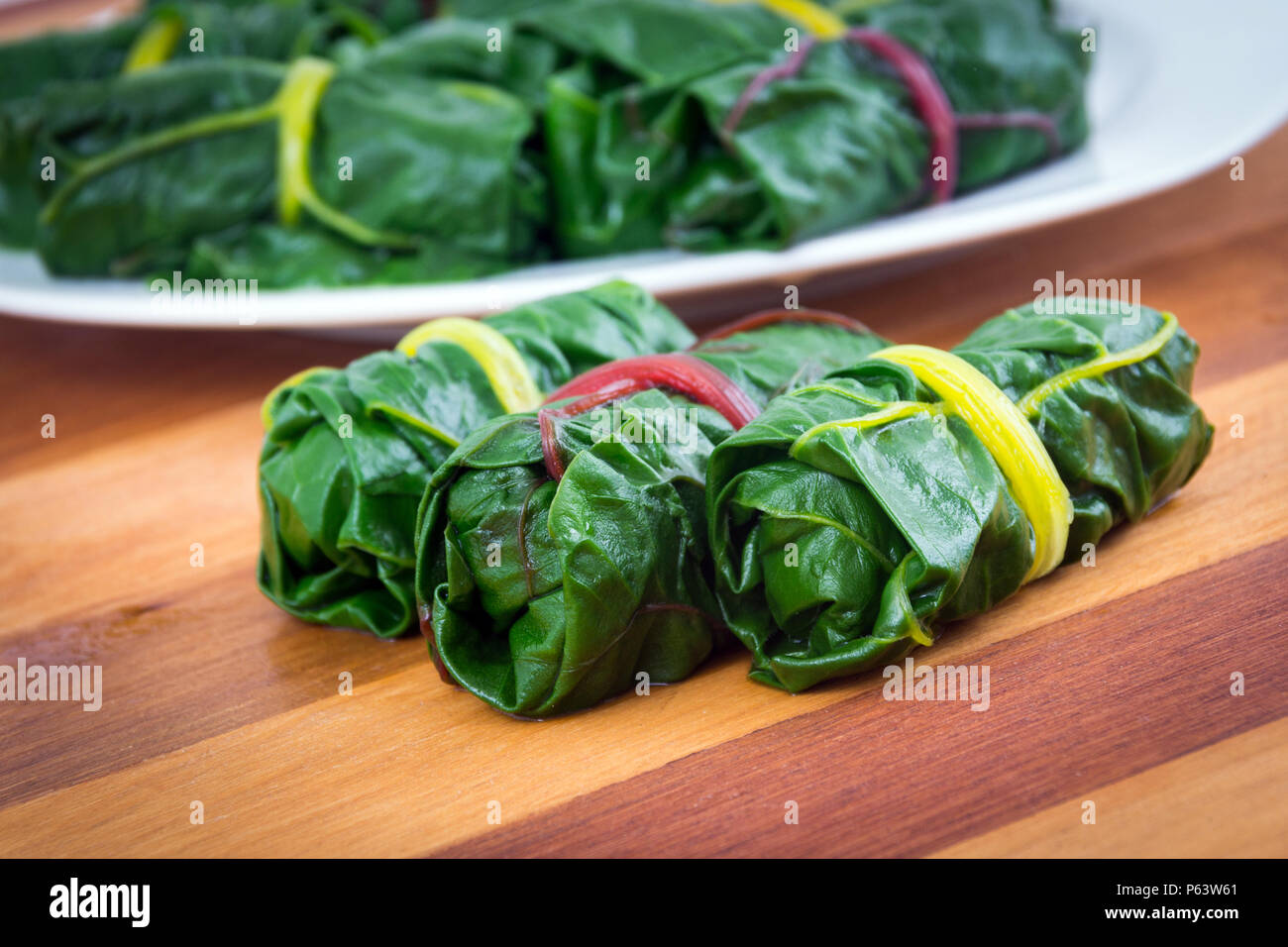 Stuffed Swiss Chard Hi Res Stock Photography And Images Alamy