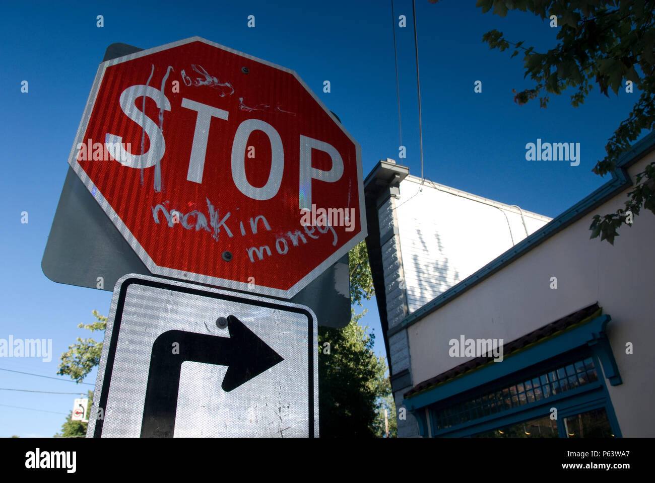 Stop Making Money Adding Words To Traffic Stop Signs To Create 