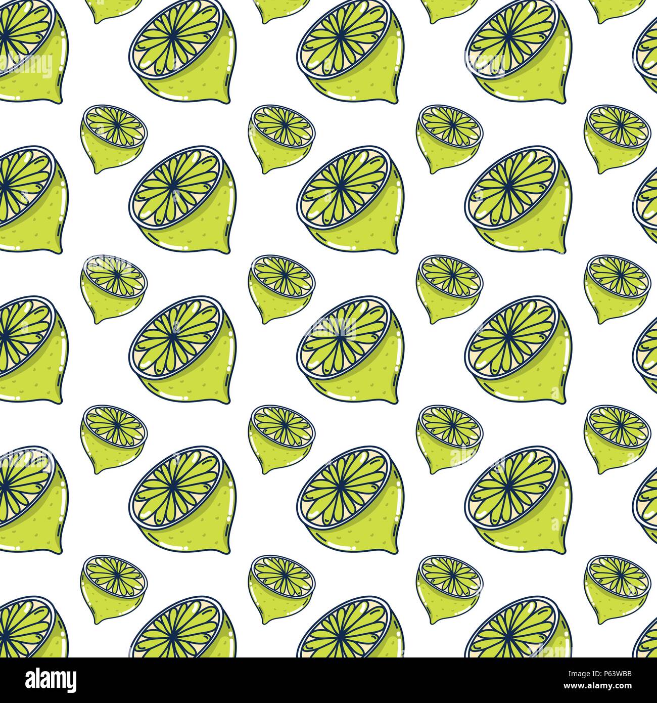 delicious slice lemon fruit background vector illustration Stock Vector ...