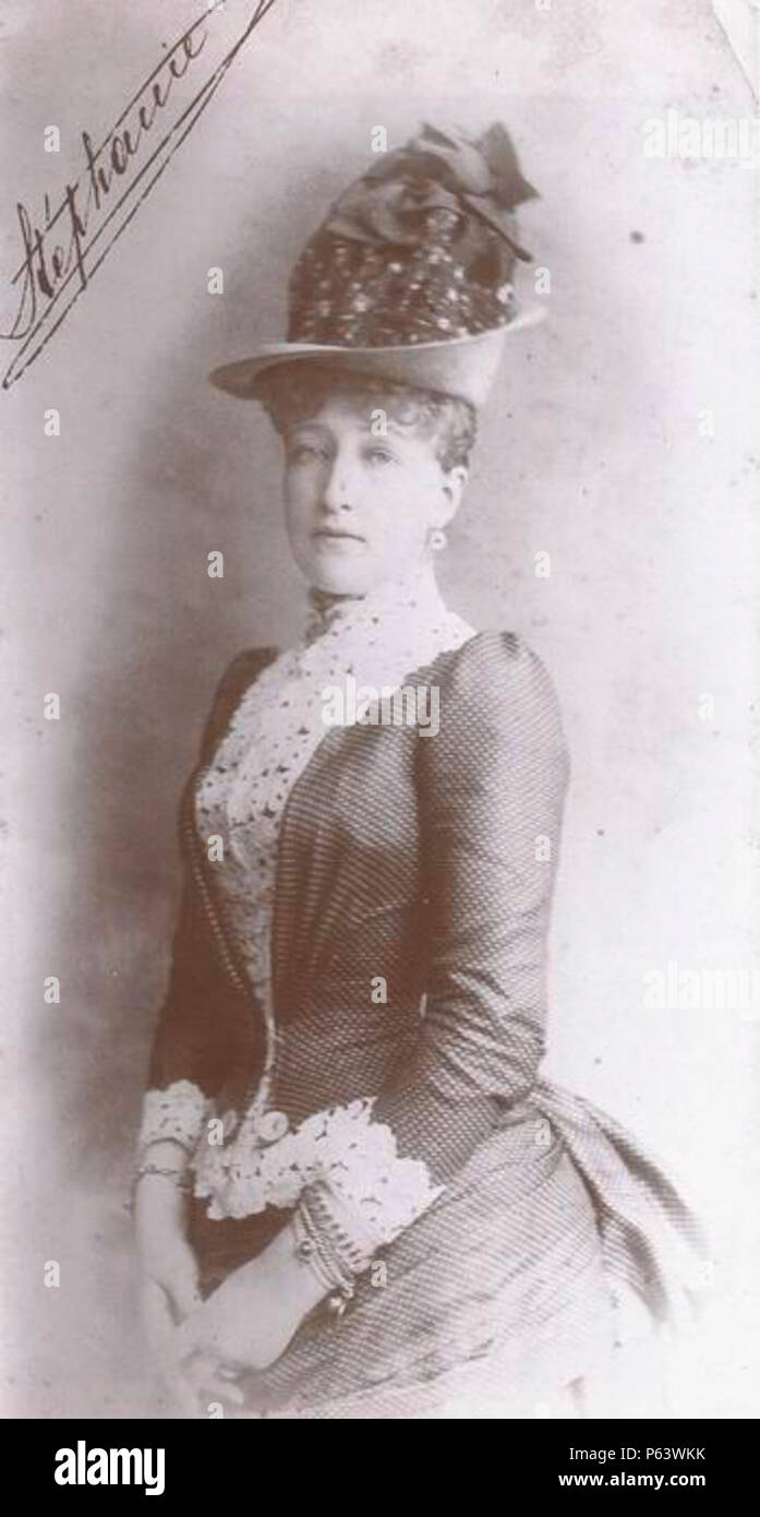 1864, Stephanie von Belgien. Stock Photo