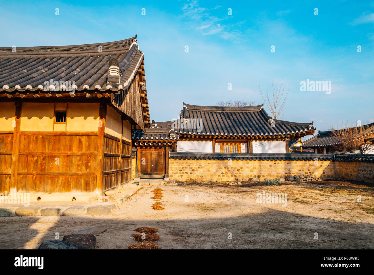 Gyochon Hanok Village, Korean traditional house in Gyeongju, Korea ...