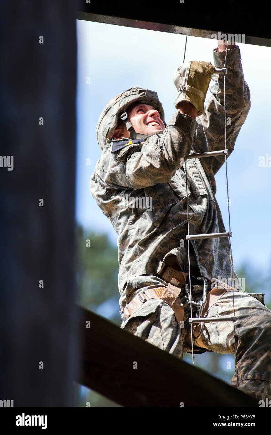 Army Ranger Ladder Man U.S. Army Ranger 1st Lt. Timothy Nelson, from the 1st Infantry Division ...