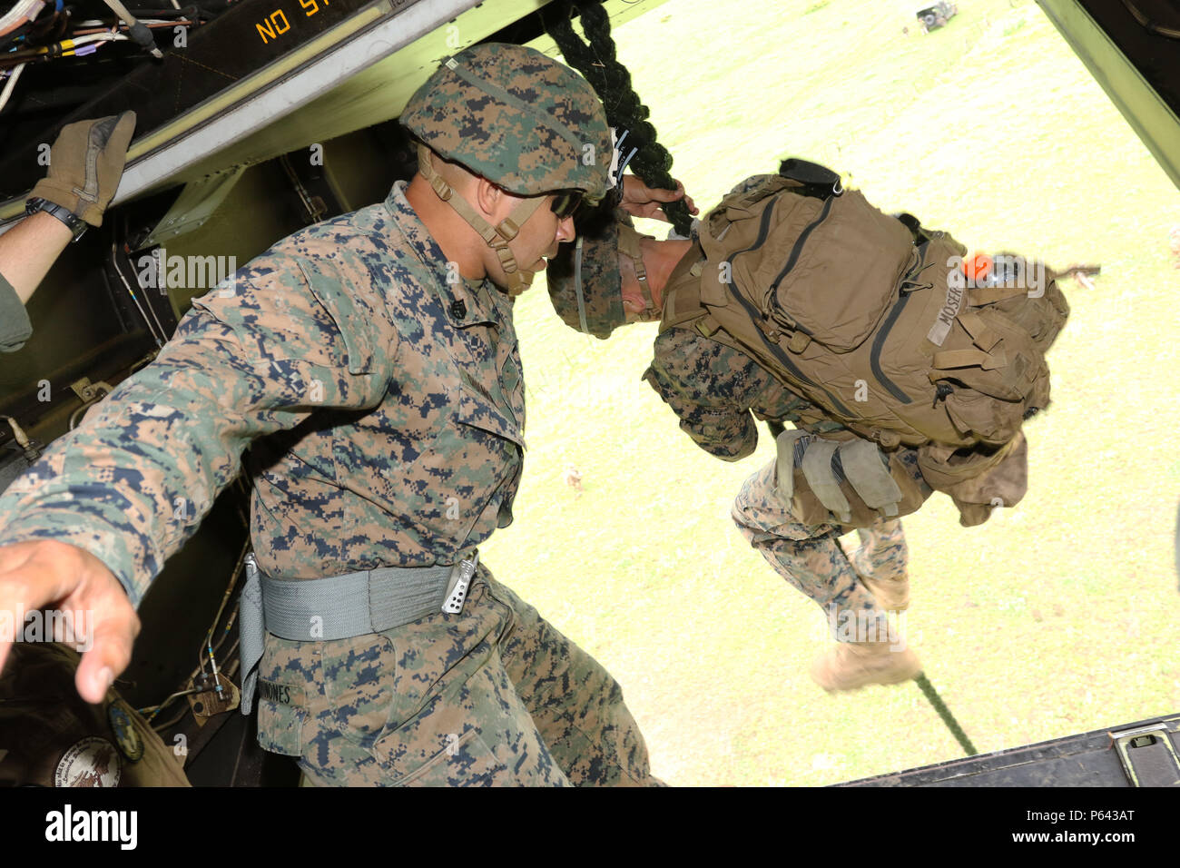 US Marine Corps Staff Sgt Alex A Quinones Left Helicopter US Marine Corps Staff Sgt Alex A Quinones Left Helicopter