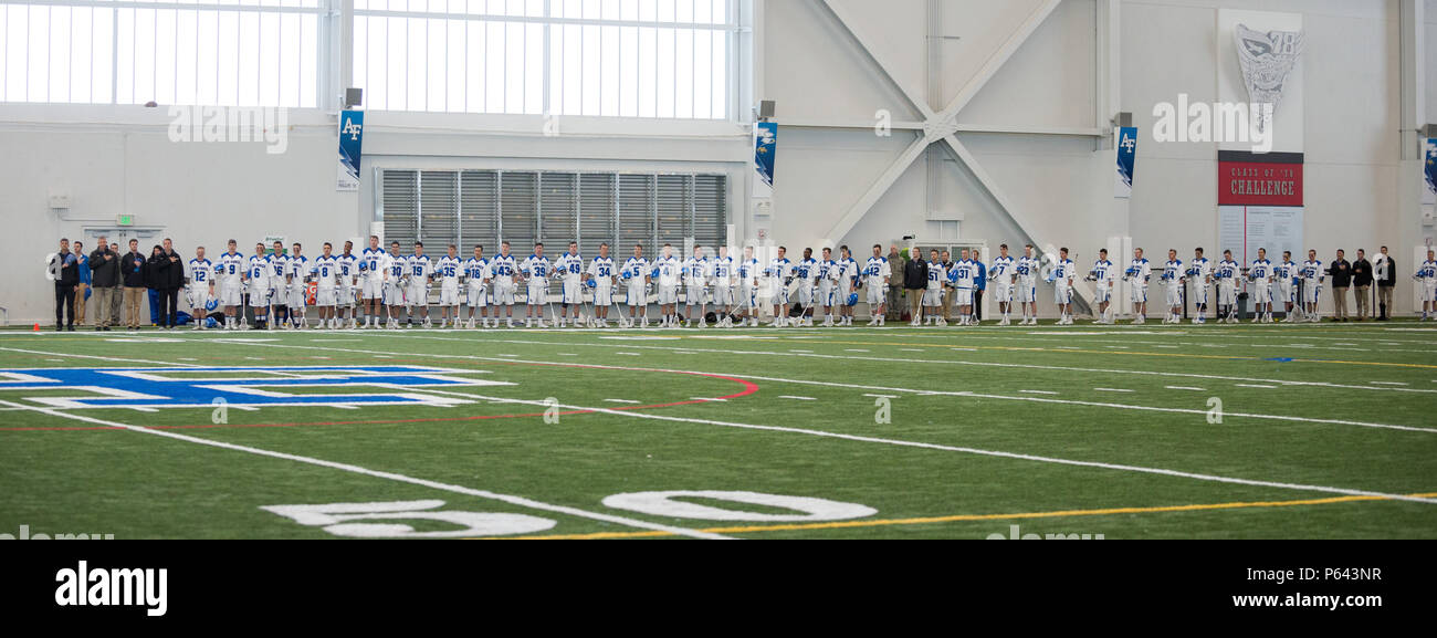 The U S Air Force Academy S Lacrosse Team Participates In Pre
