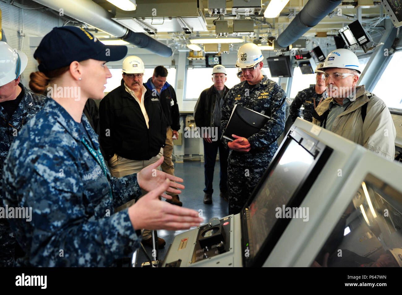NEWPORT NEWS, Va. (Apr. 12, 2016) -- Dr. C. Brown, Development Test and ...