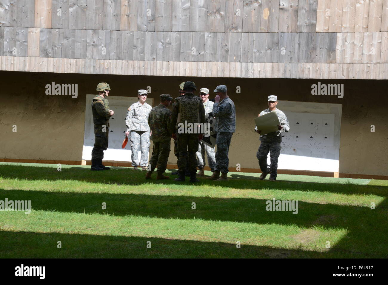 U.S. Soldiers of Allied Forces North Battalion share their expertise of