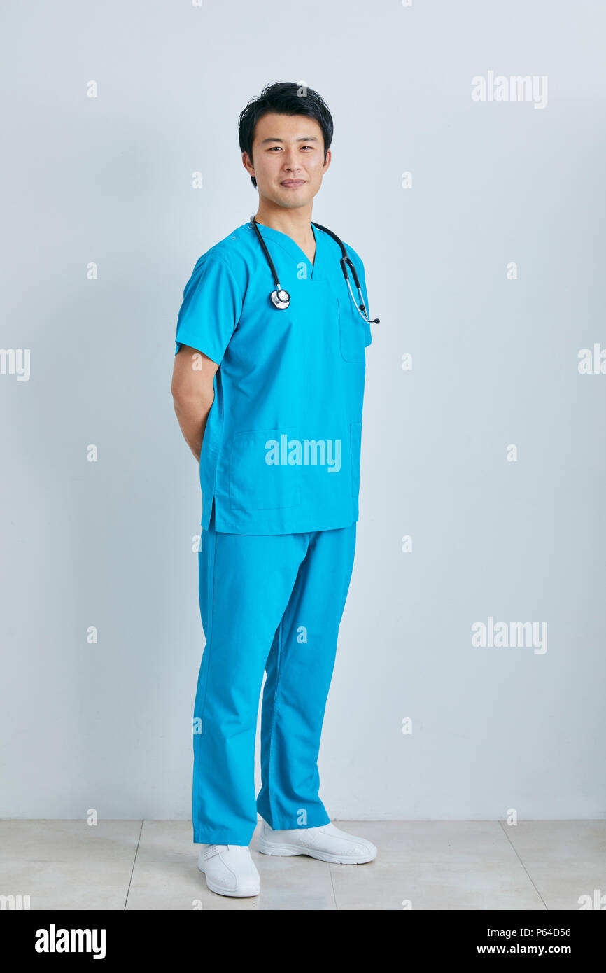 Relax young asian doctor hi-res stock photography and images - Alamy