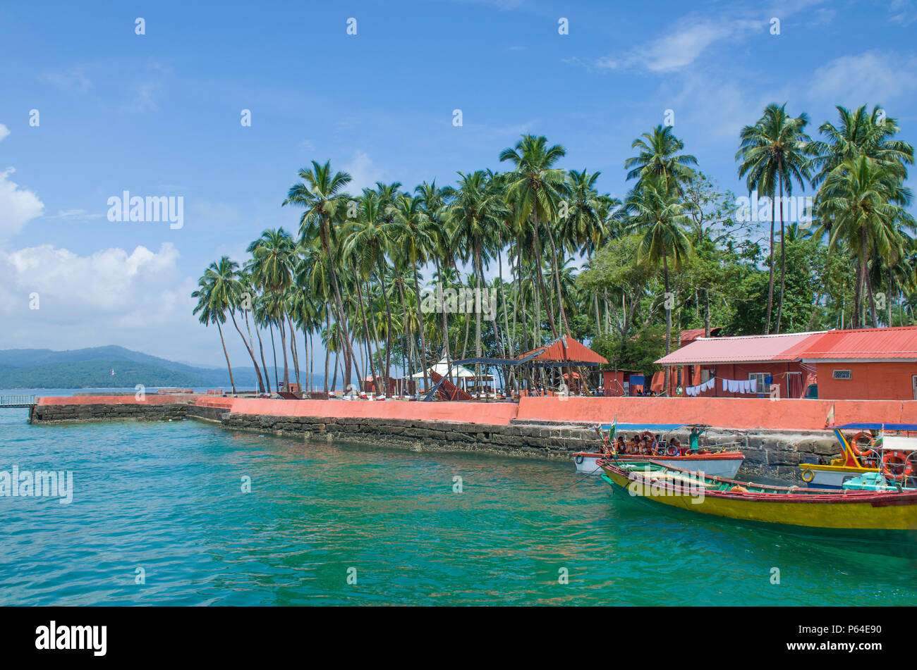 The beautiful landscape of Andaman and the Nicobar Islands in India ...