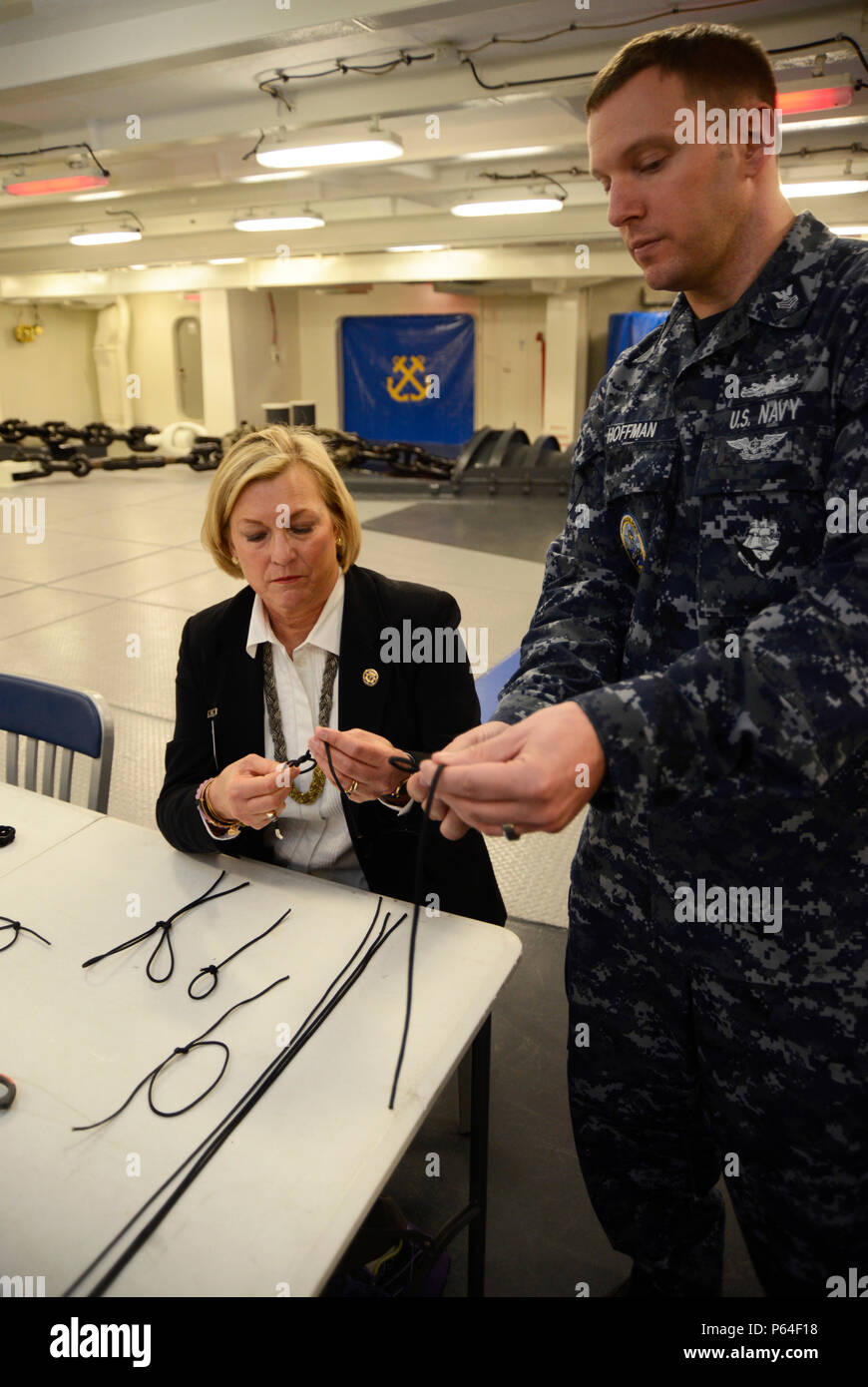 NEWPORT NEWS, Va. (Apr. 7, 2016) Boatswain's Mate 1st Class Derek
