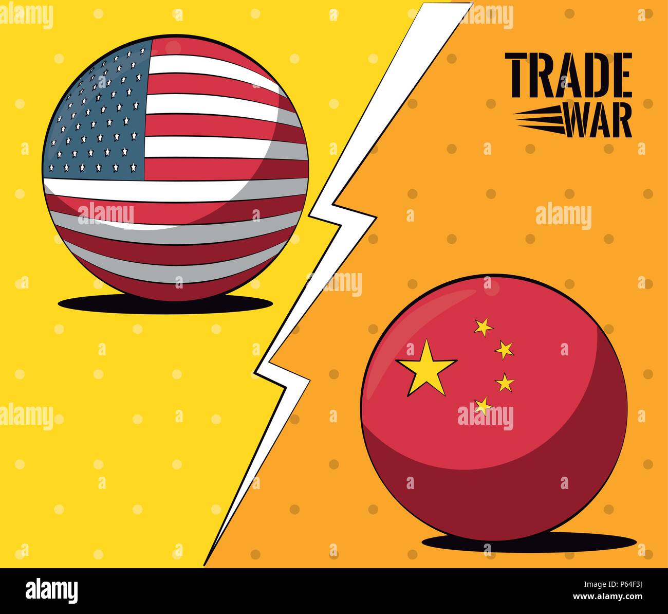 Us China Exports Concept Stock Vector Images Alamy Us China Exports Concept Stock Vector Images Alamy