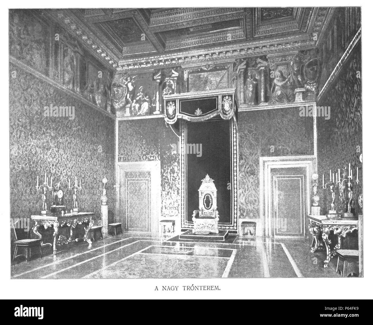 188 Great throne room Stock Photo Alamy