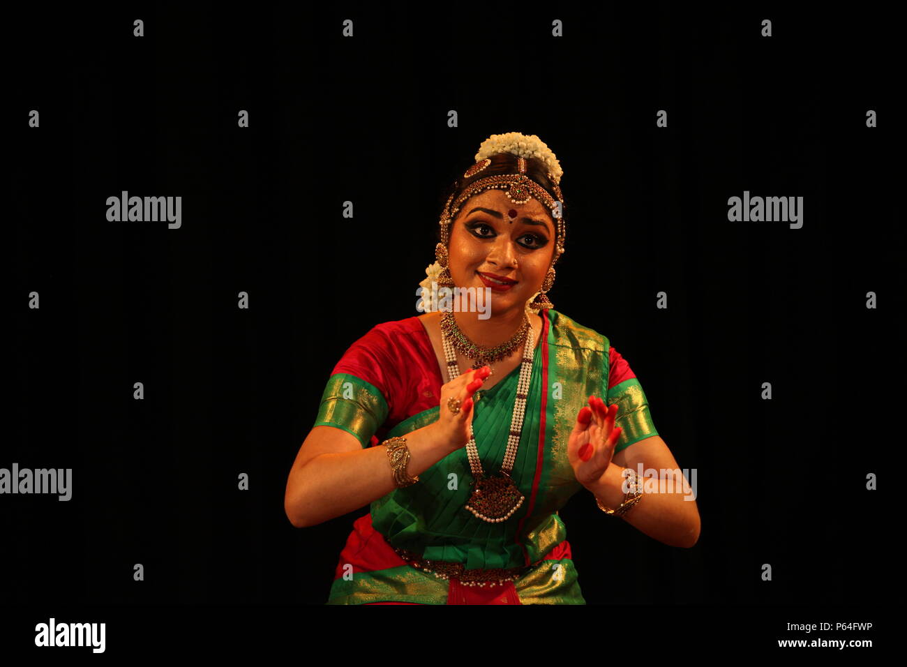 bharatha natyam is one of the classical dance forms of india from the state tamil naduit is popular not only in india but the whole world P64FWP