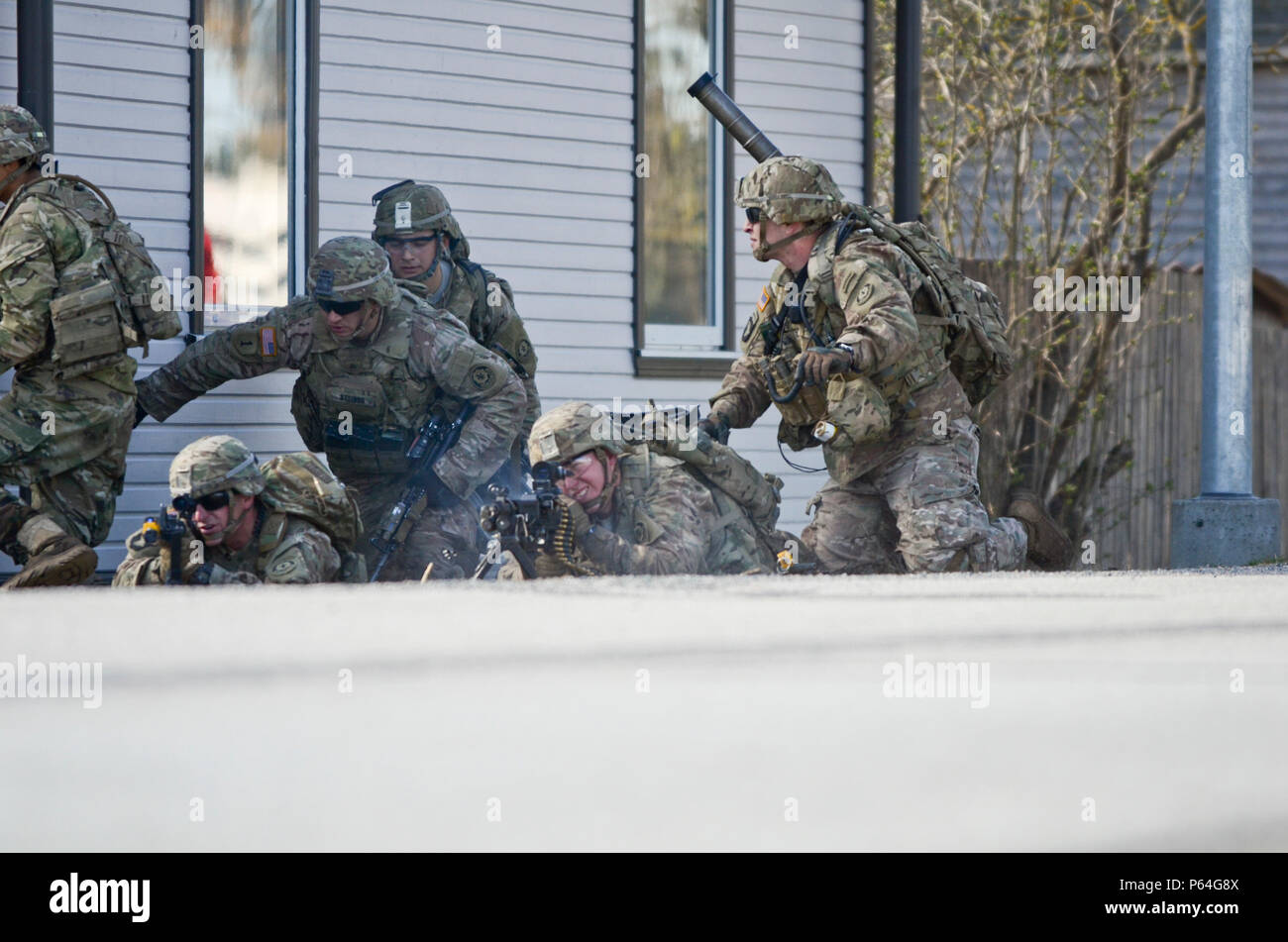 U.S. Soldiers of Eagle Troop, 2nd Squadron, 2nd Cavalry Regiment