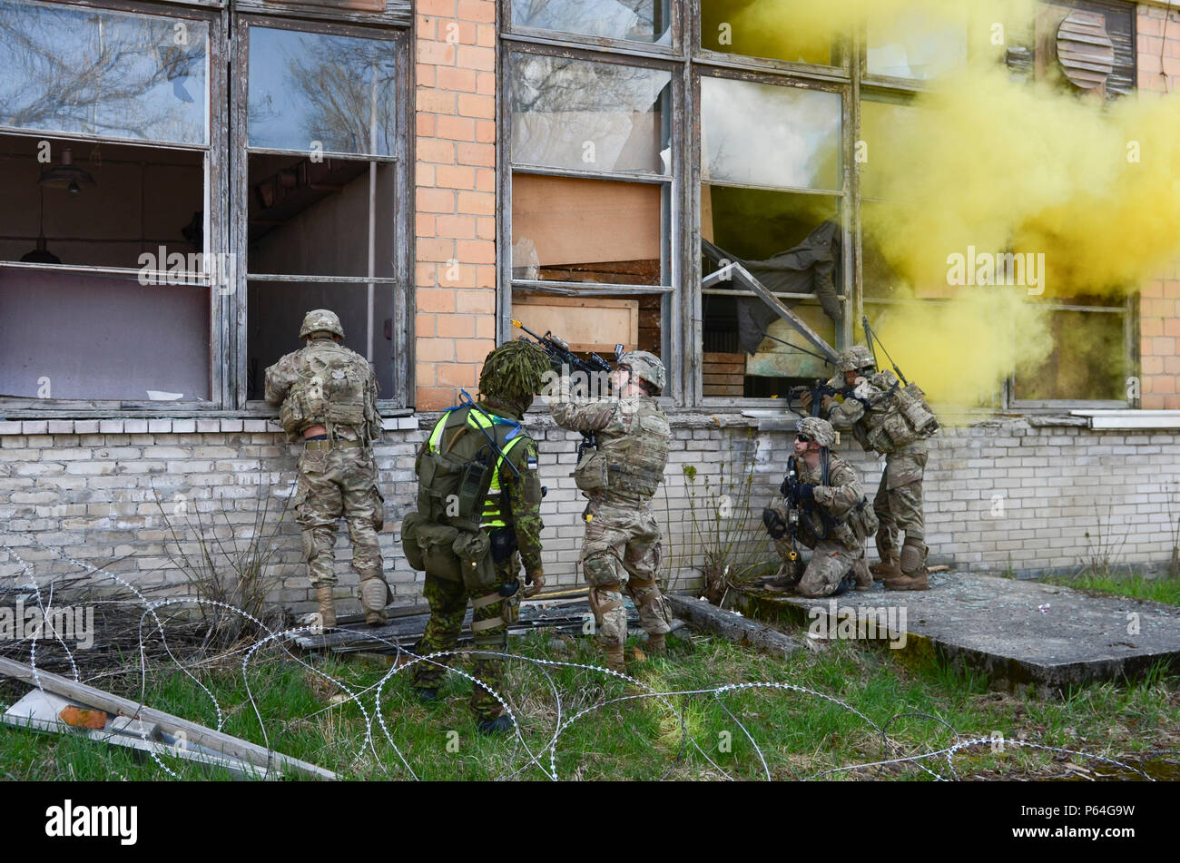 U.S. Soldiers of Eagle Troop, 2nd Squadron, 2nd Cavalry Regiment