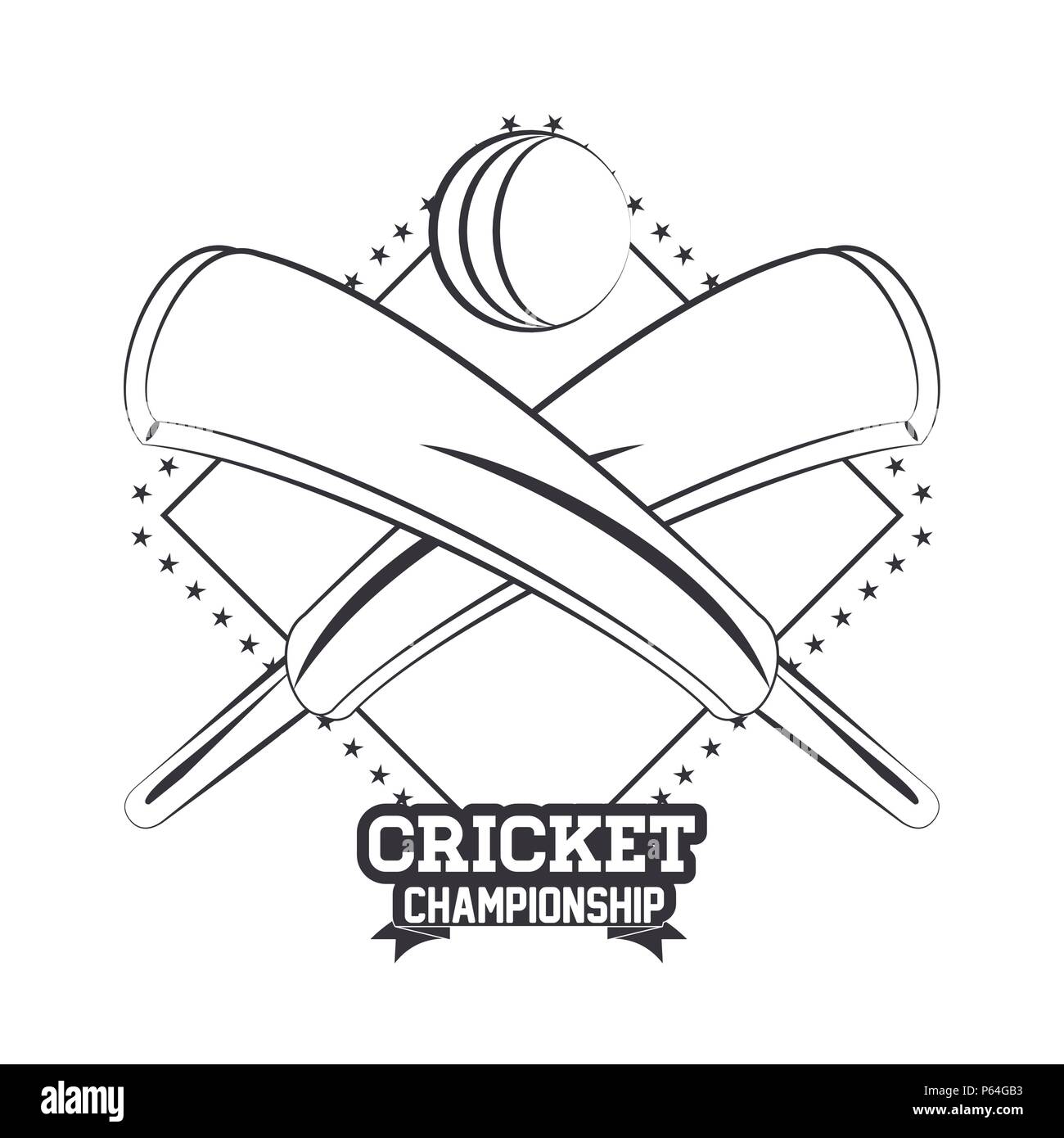 Cricket championship game Stock Vector Image & Art - Alamy