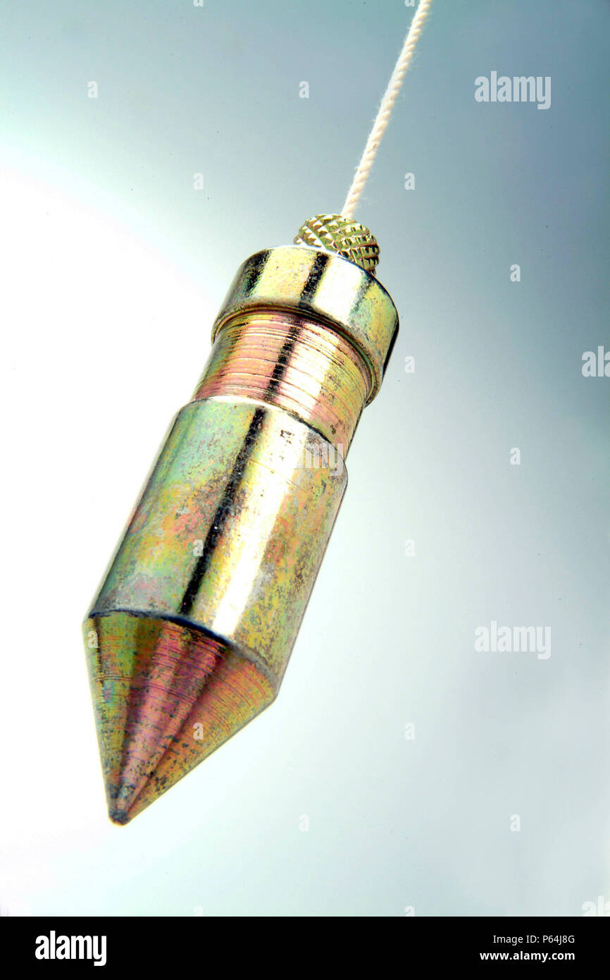 Plumb bob, close up Stock Photo Alamy