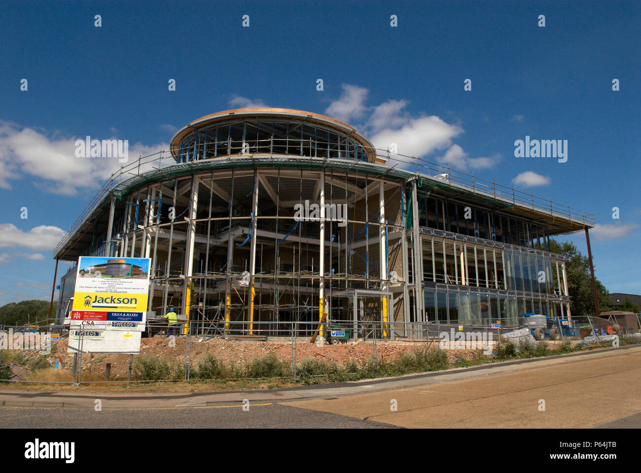 Construction development site, Felixstowe, UK Stock Photo Alamy