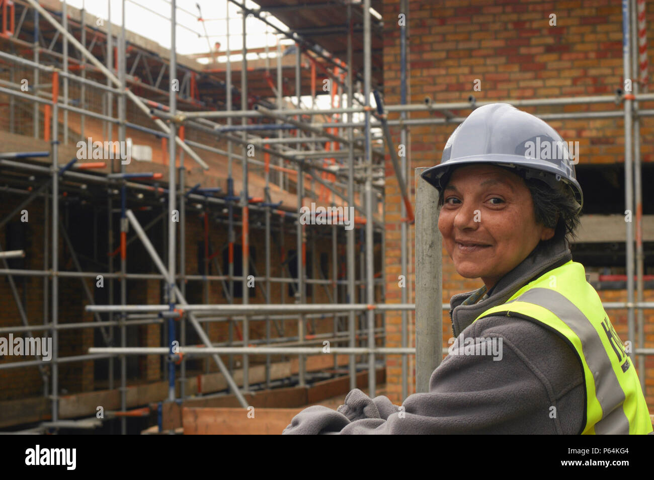 New homes being built in Angell town housing estate area in
