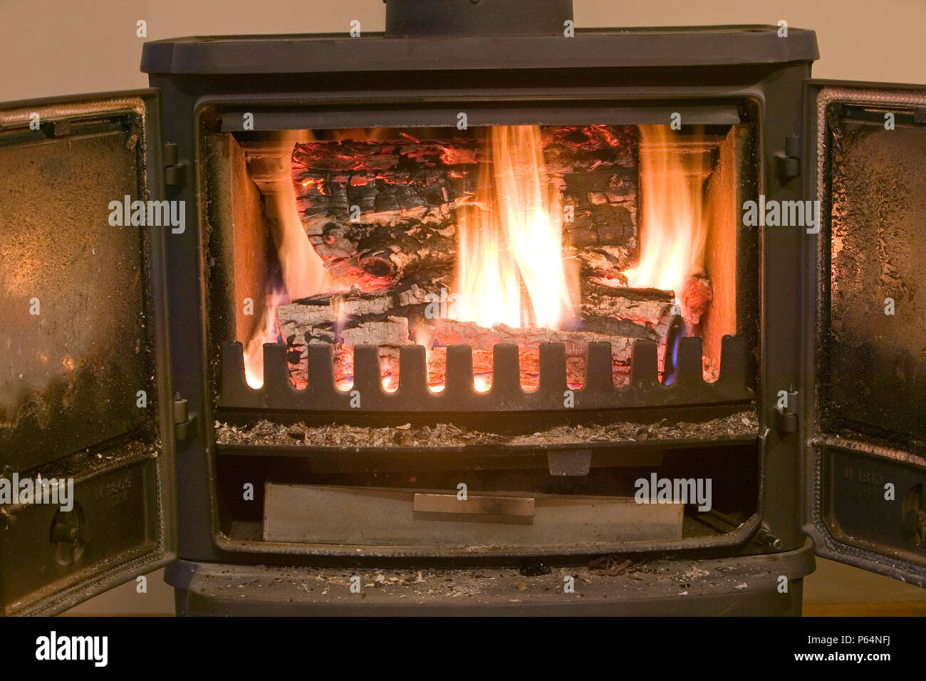 Using a log burning stove to heat a house is burning renewable fuel and therefore C02 neutral