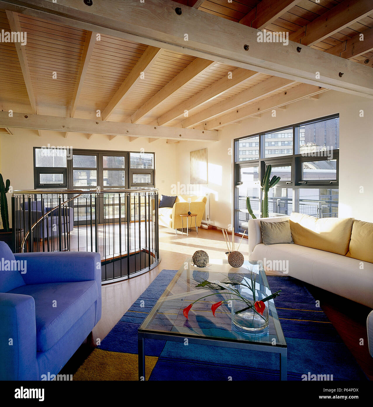View of City Penthouse Green Interior Design - London - YouTube