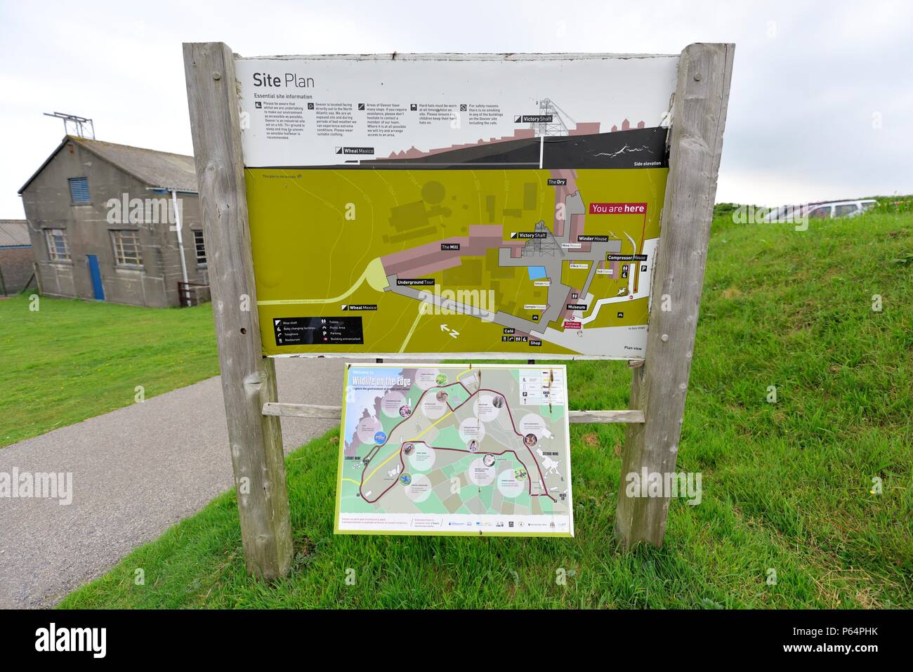 Site plan of Geevor tin mine museum,Pendeen,West Penwith,Cornwall ...