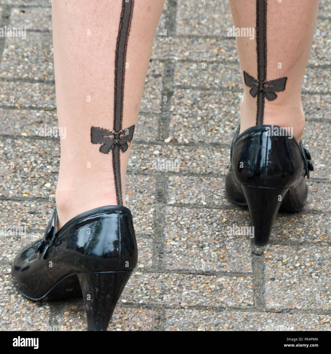 worn stockings