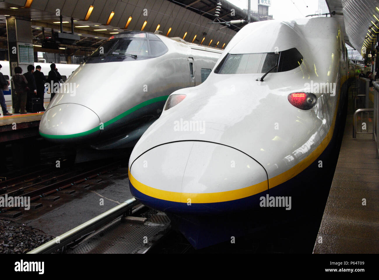 Shinkansen Or Bullet Trains At Tokyo Station, Japan Stock Photo - Alamy