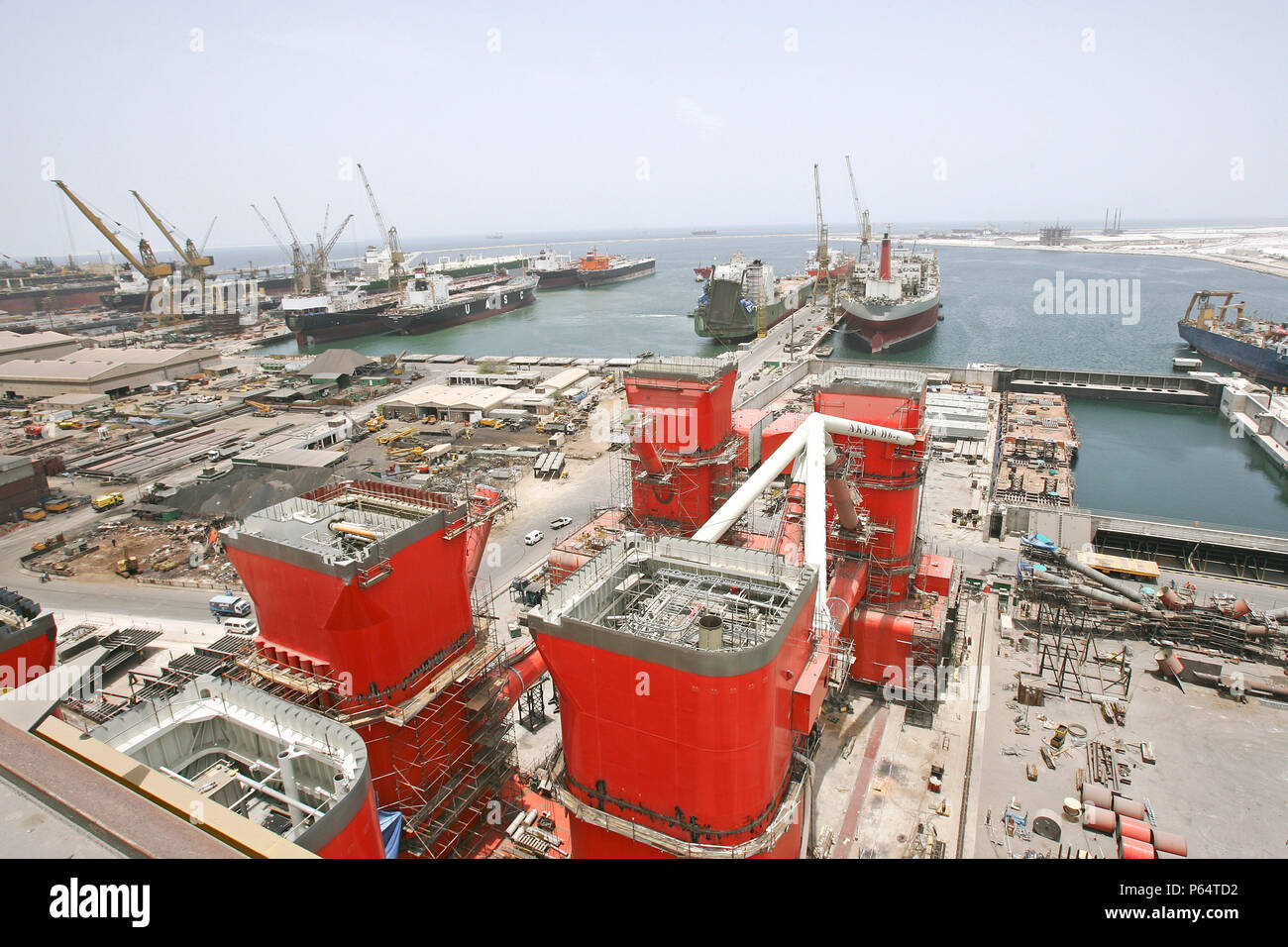 Dubai Dry Dock, Jumeirah, Dubai, United Arab Emirates, June 2007. Stock Photo