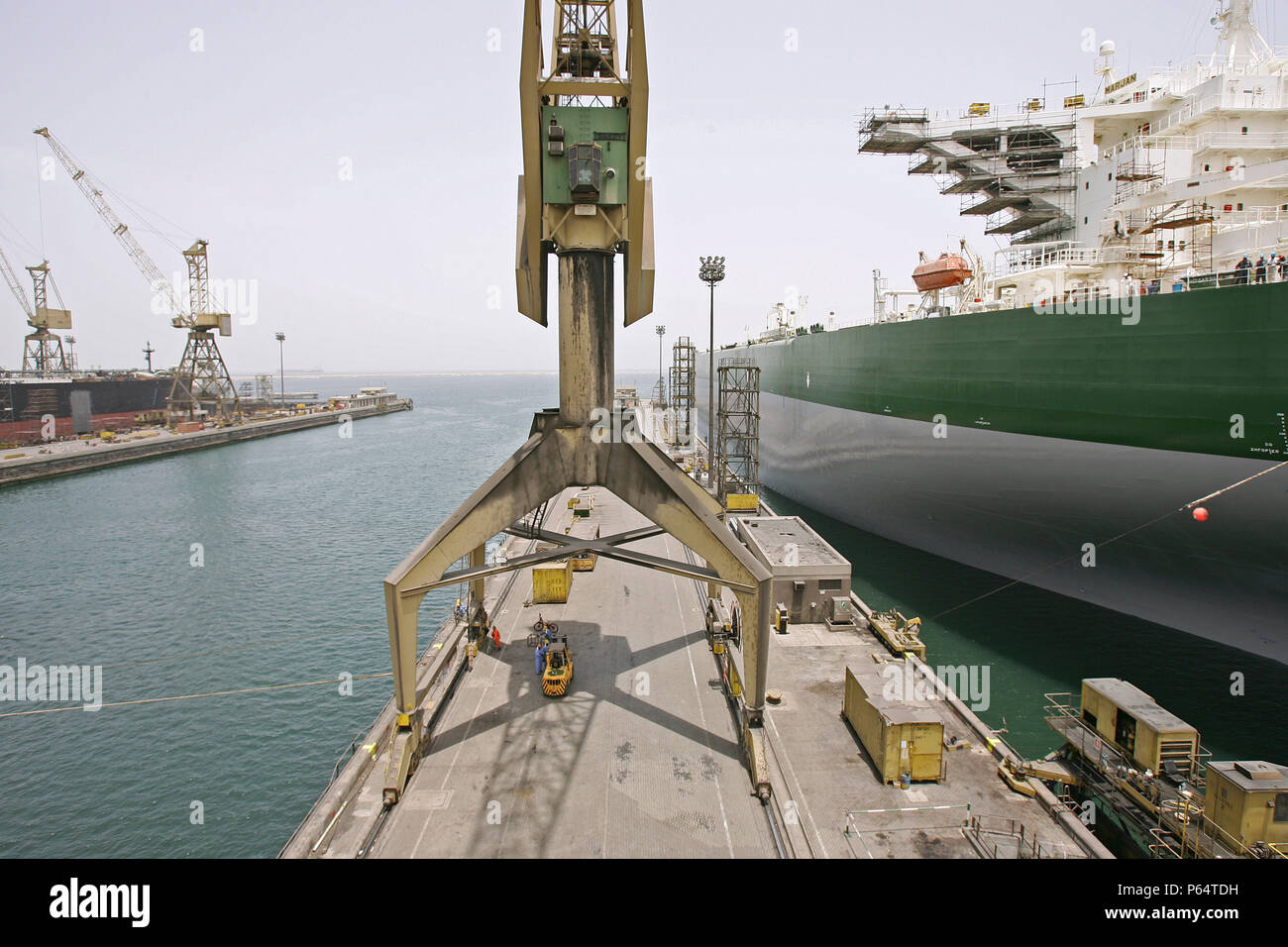Dubai Dry Dock, Jumeirah, Dubai, United Arab Emirates, June 2007. Stock Photo