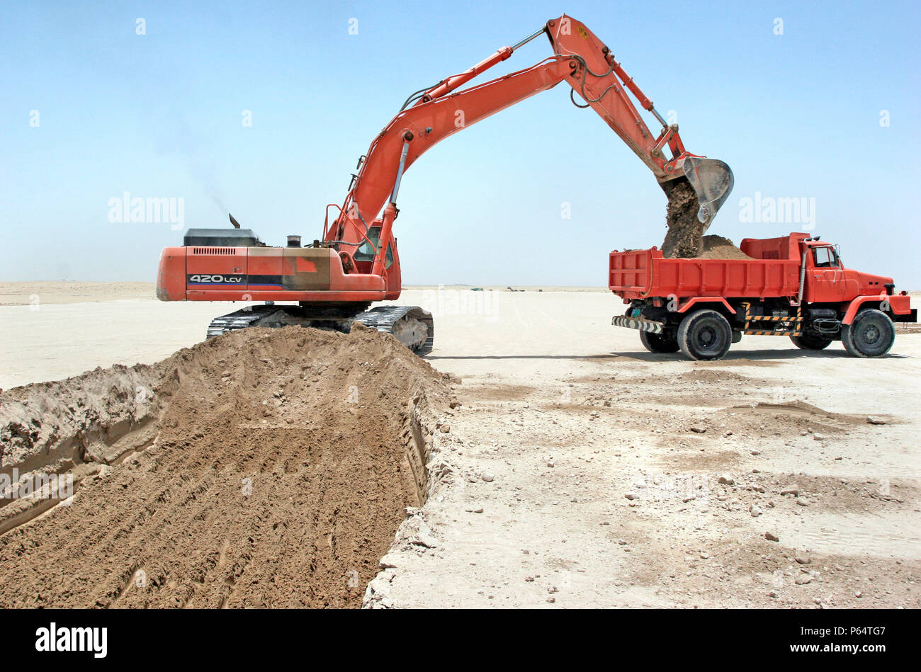 Jebel Ali Sewage Treatment Plant, Dubai, United Arab Emirates, June 2007. Stock Photo