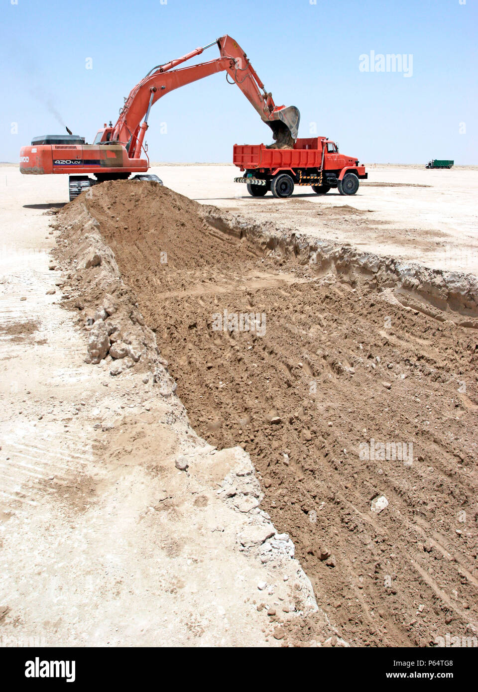 Jebel Ali Sewage Treatment Plant, Dubai, United Arab Emirates, June 2007. Stock Photo