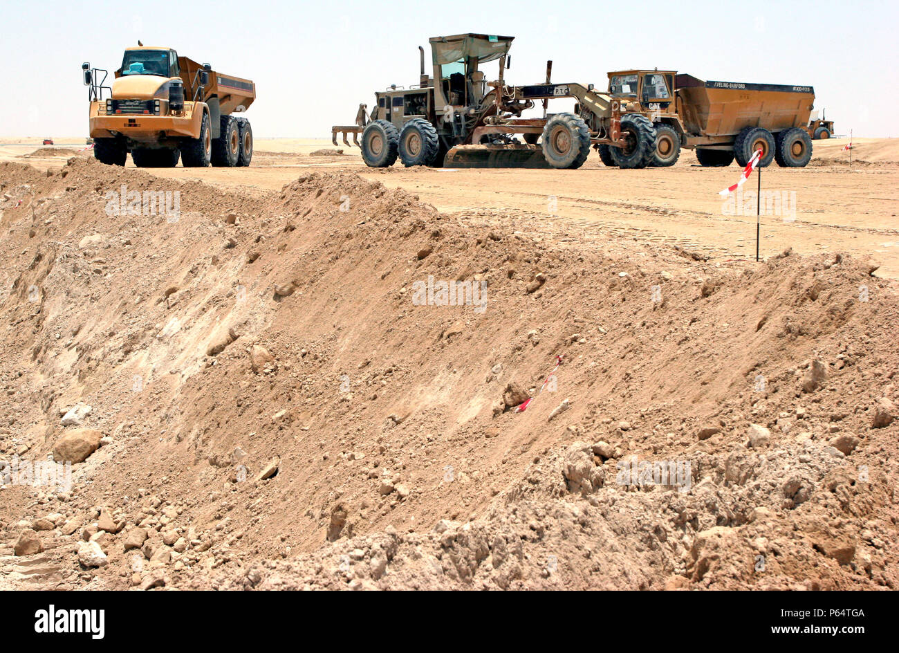 Jebel Ali Sewage Treatment Plant, Dubai, United Arab Emirates, June 2007. Stock Photo