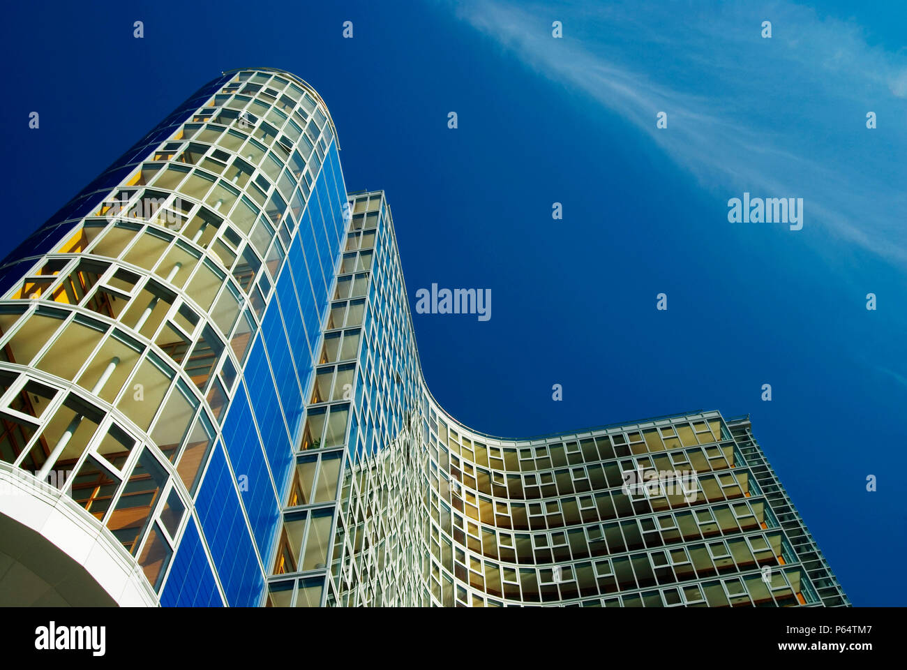 Building, low angle Stock Photo