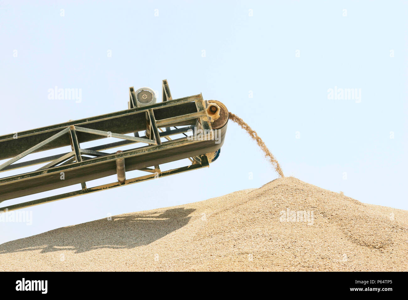 Aggregate mine Dead Sea, Jordan Stock Photo