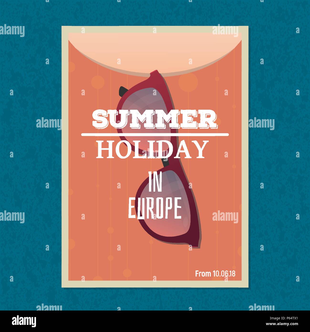 Summer holiday banner Stock Vector