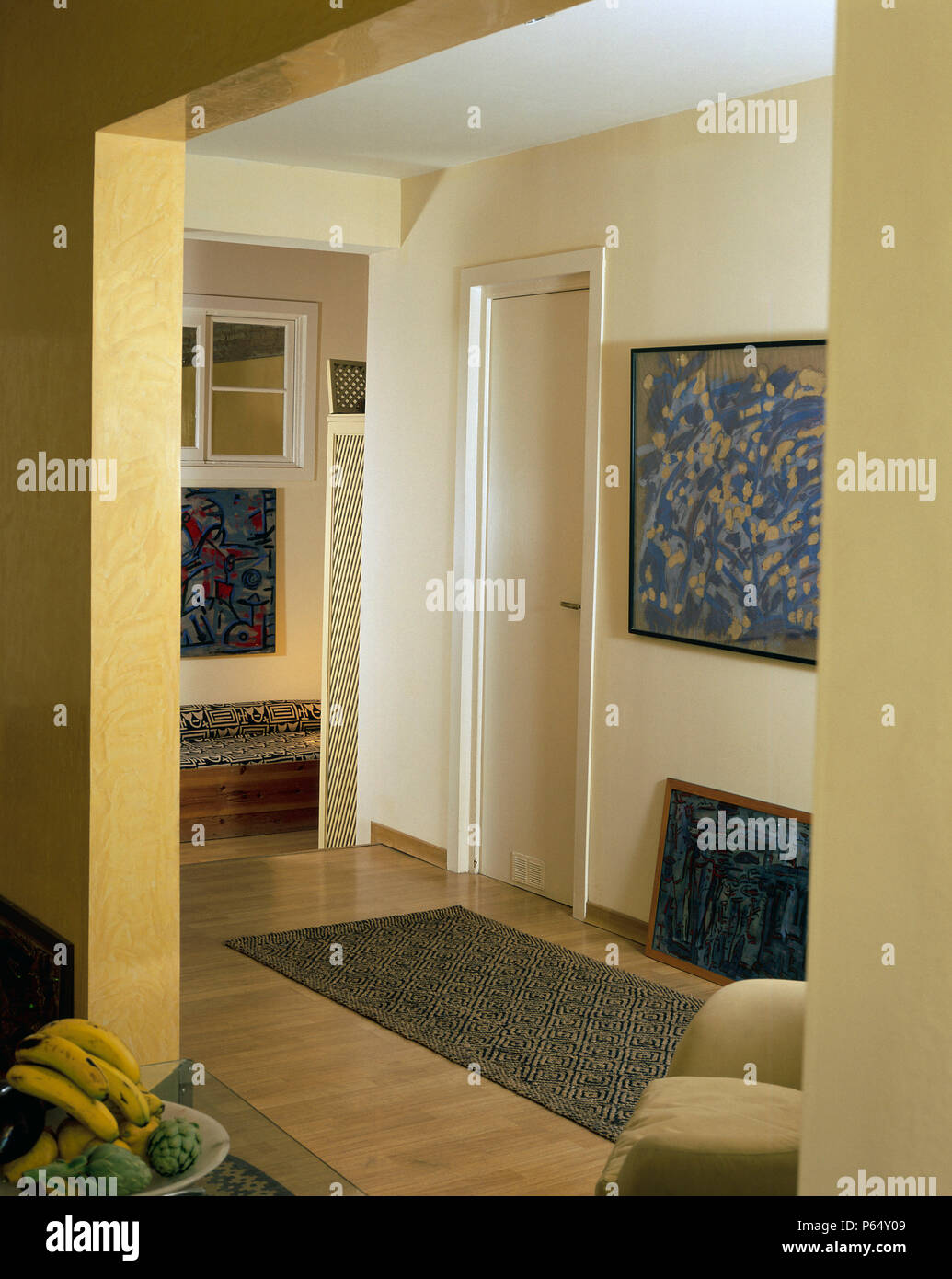 Partial view of a passageway Stock Photo