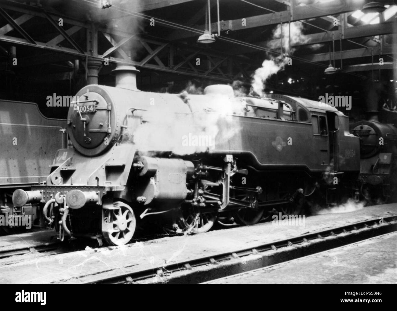 Motive power depot Black and White Stock Photos & Images - Alamy
