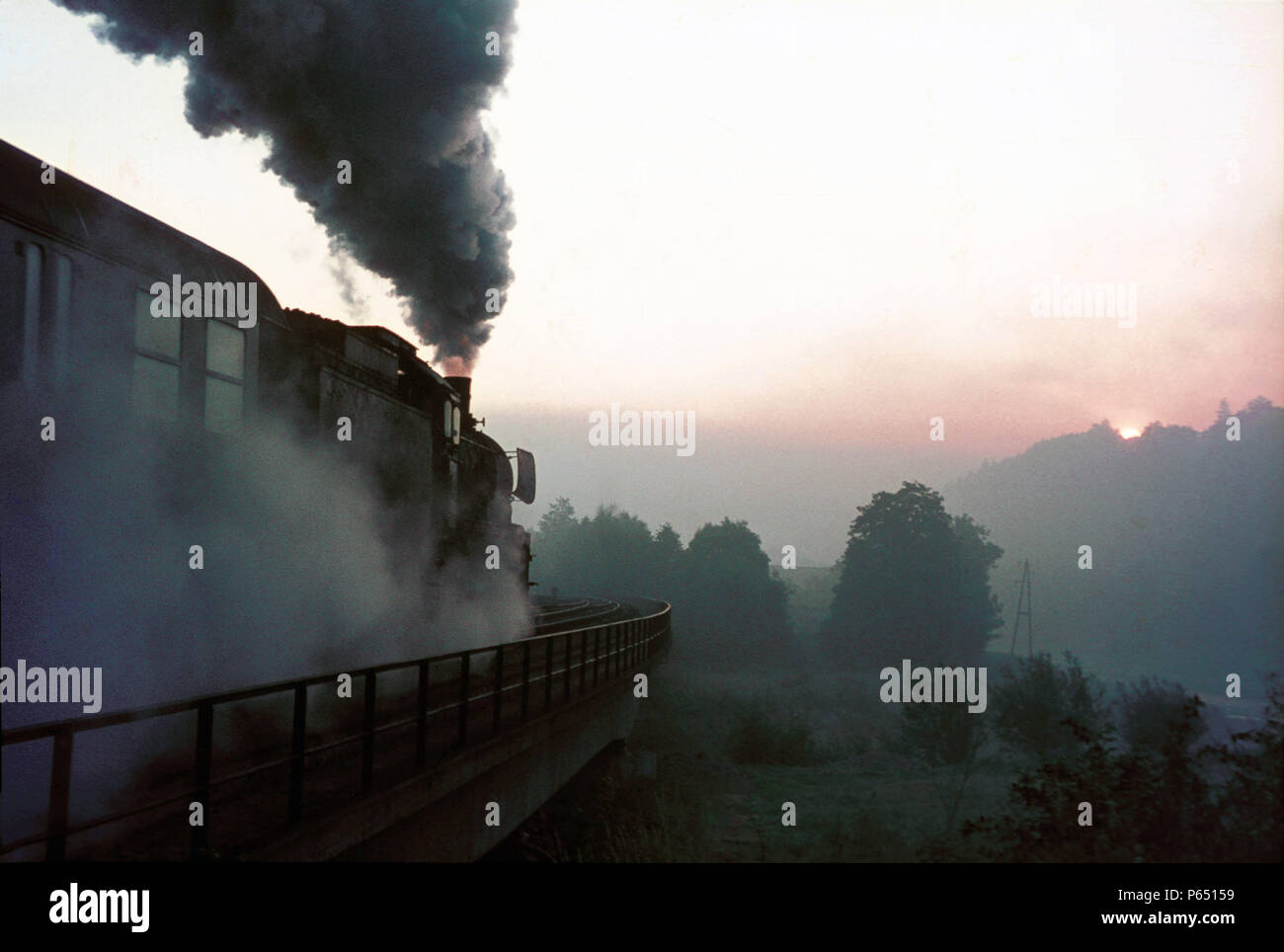 A German Railway's Class 150 2100 departs from Horb Black Forest with