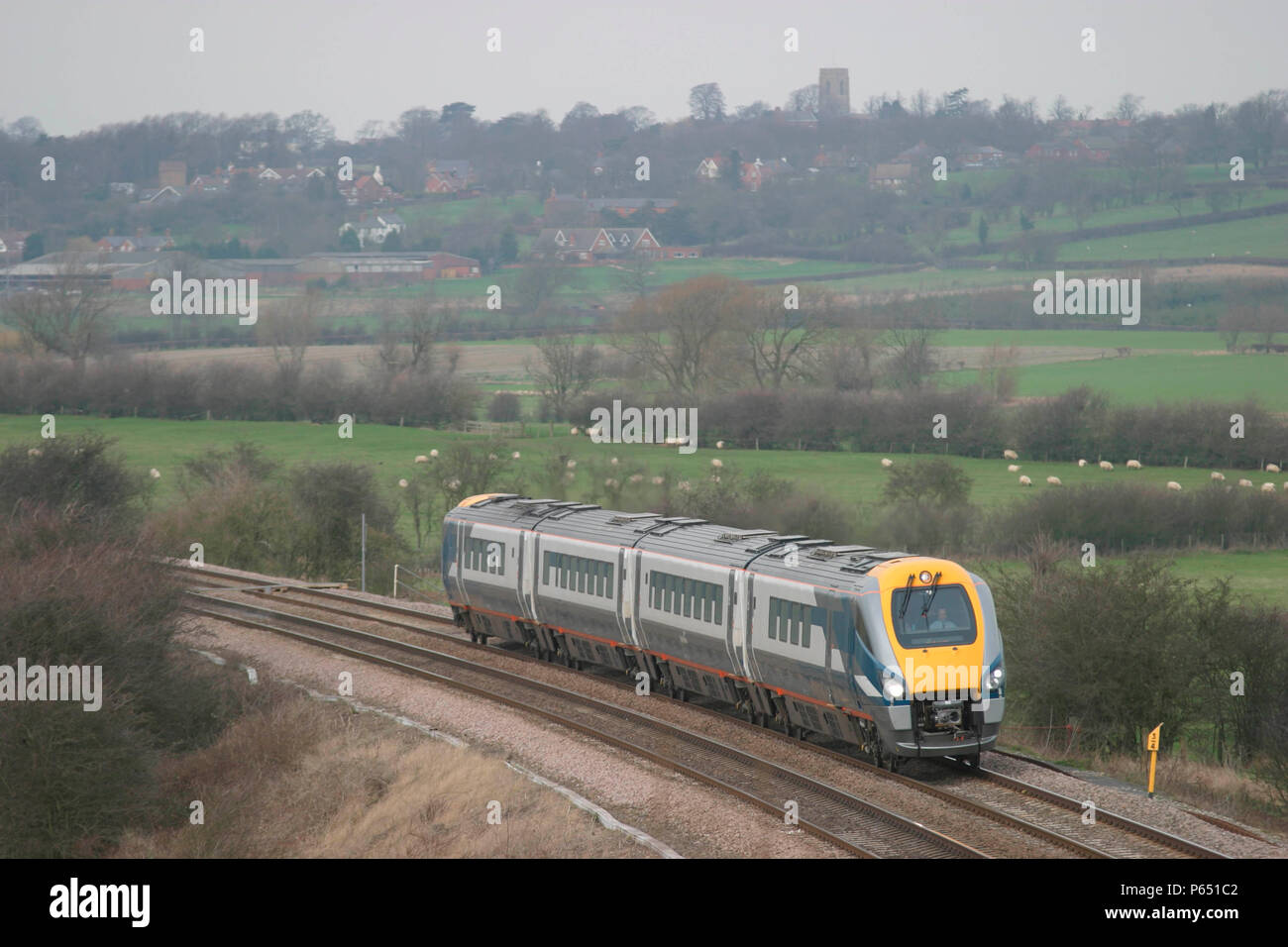 A newly built Midland Main Line Meridian seen heading south in the ...