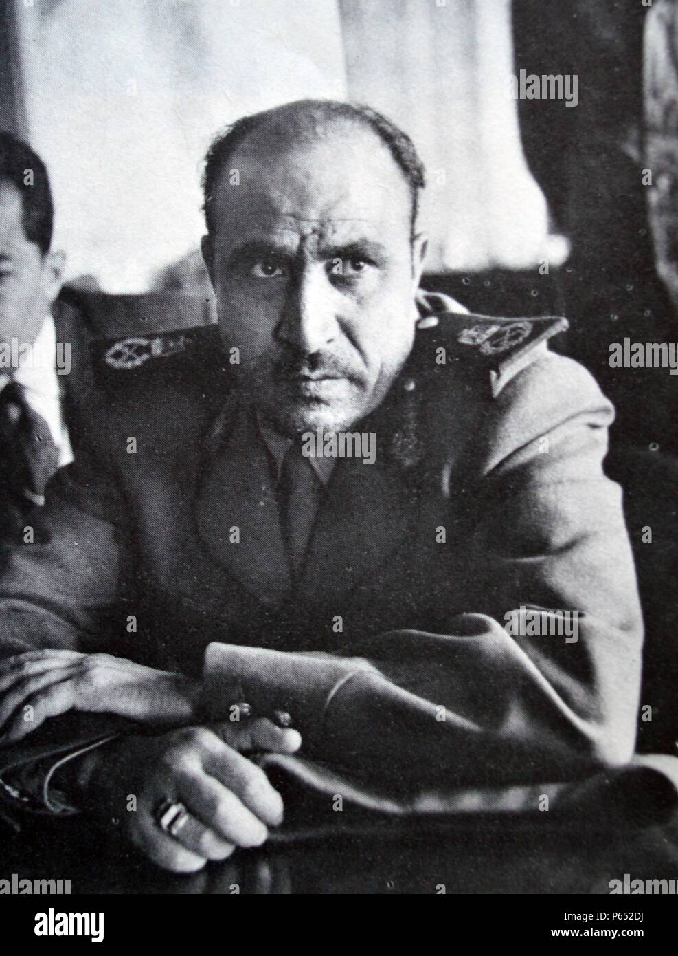 Abdullah al-Sallal (1917 – March 5, 1994) leader of the North Yemeni Revolution of 1962. served as the first President of the Yemen Arab Republic from 27 September 1962 to 5 November 1967 Stock Photo