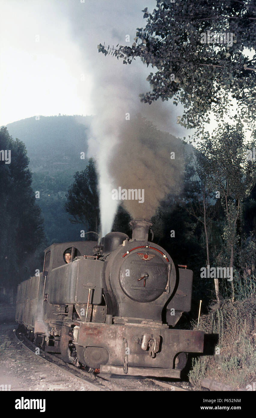 Meter Gauge Bagnall 0-6-0T No.24 of 1946 at EKI Catalagzi on Thursday 5th August 1976. Stock Photo
