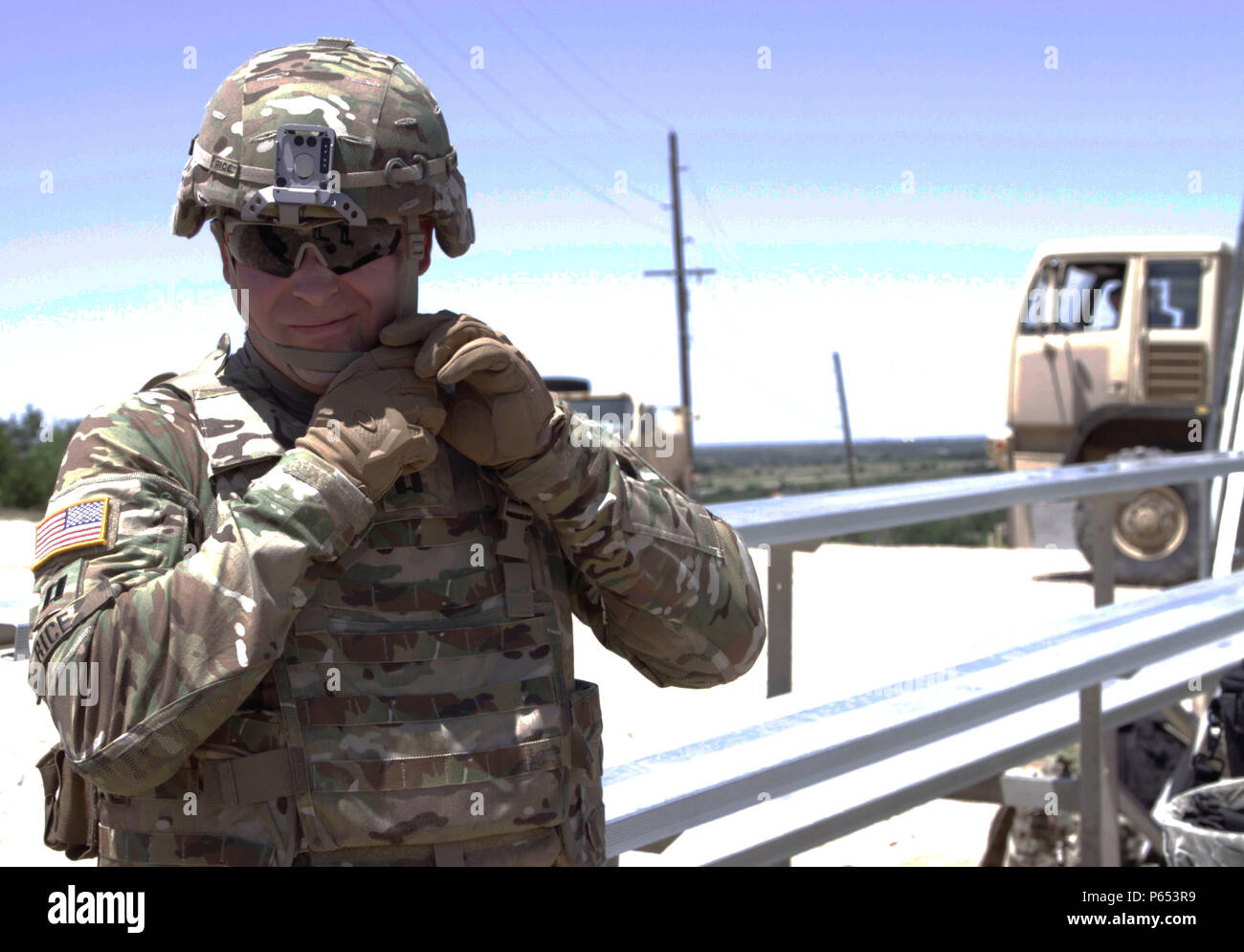 Capt. Ronald Rice, the commander of Lightning Troop, 4th Squadron, 3rd ...