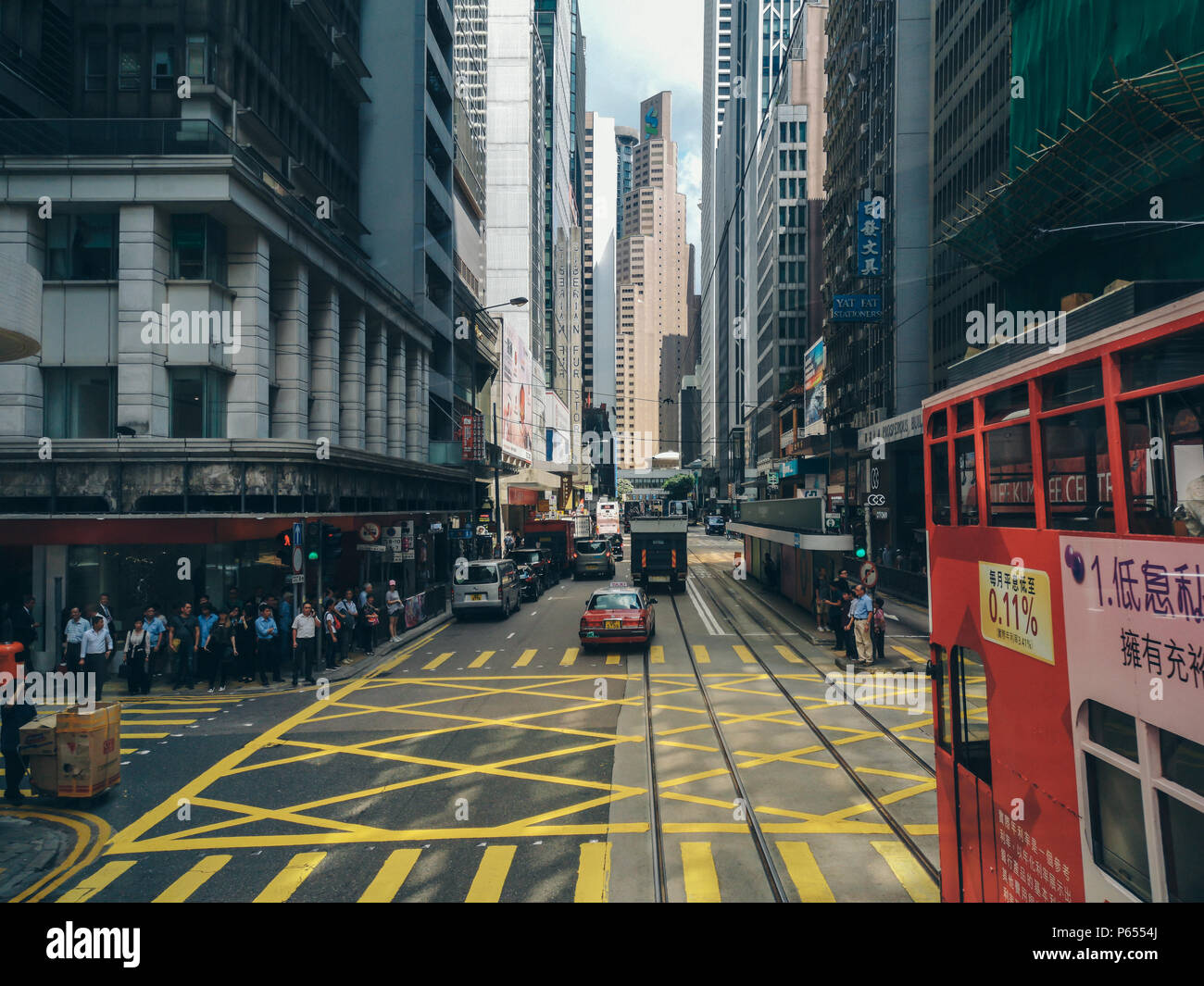 June 27, 2018- Central District, Hong Kong: viewing the Hong Kong