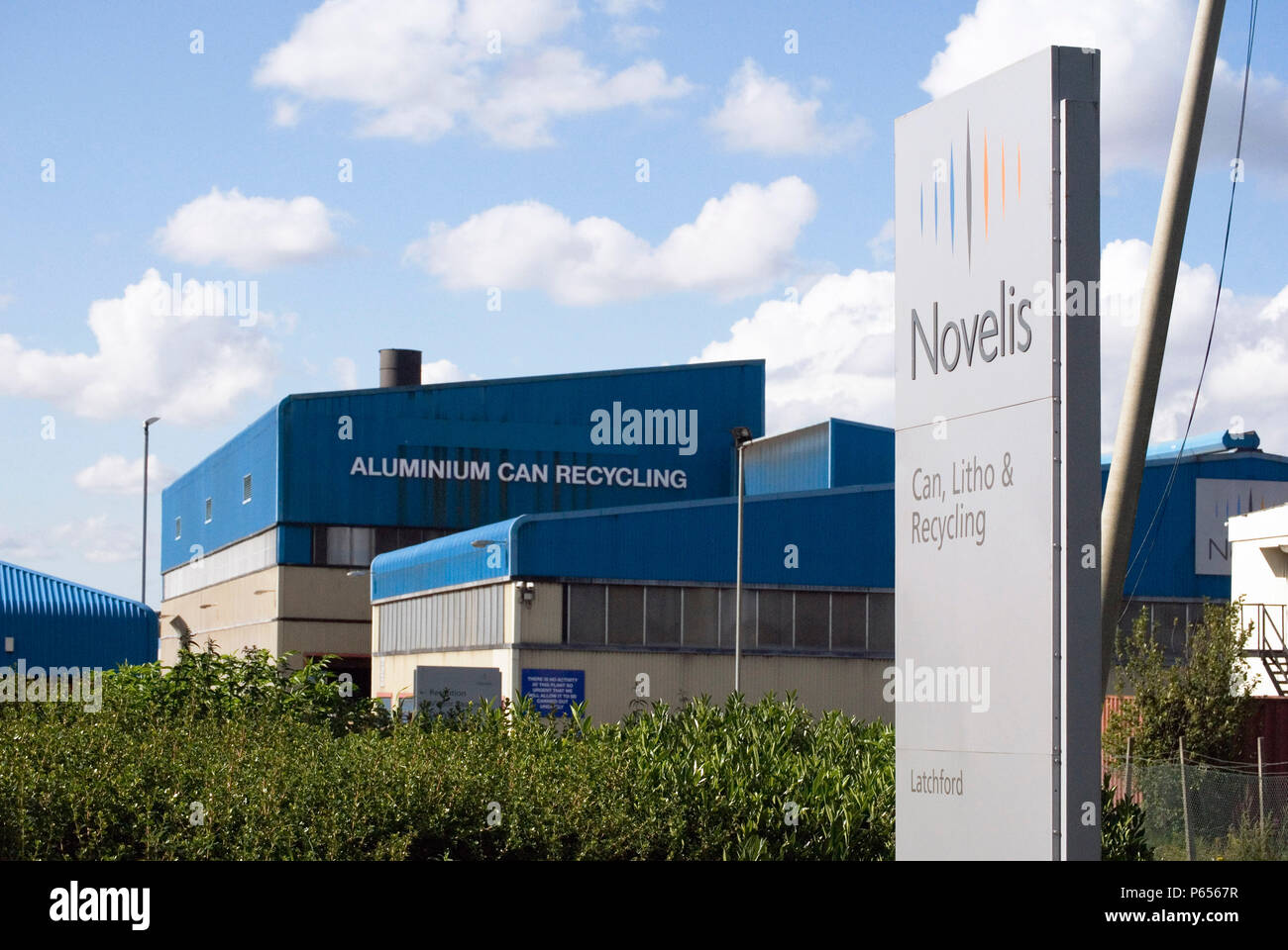 Novelis (formerly Alcan) Aluminium recycling plant, Latchford