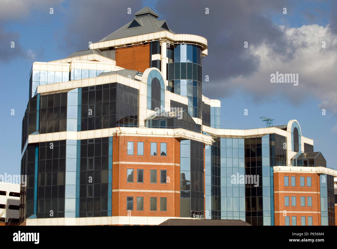 Victoria Building, Salford Quays, Manchester, UK Stock Photo