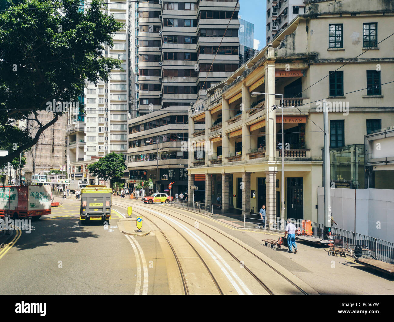 June 27, 2018- Central District, Hong Kong: viewing the Hong Kong