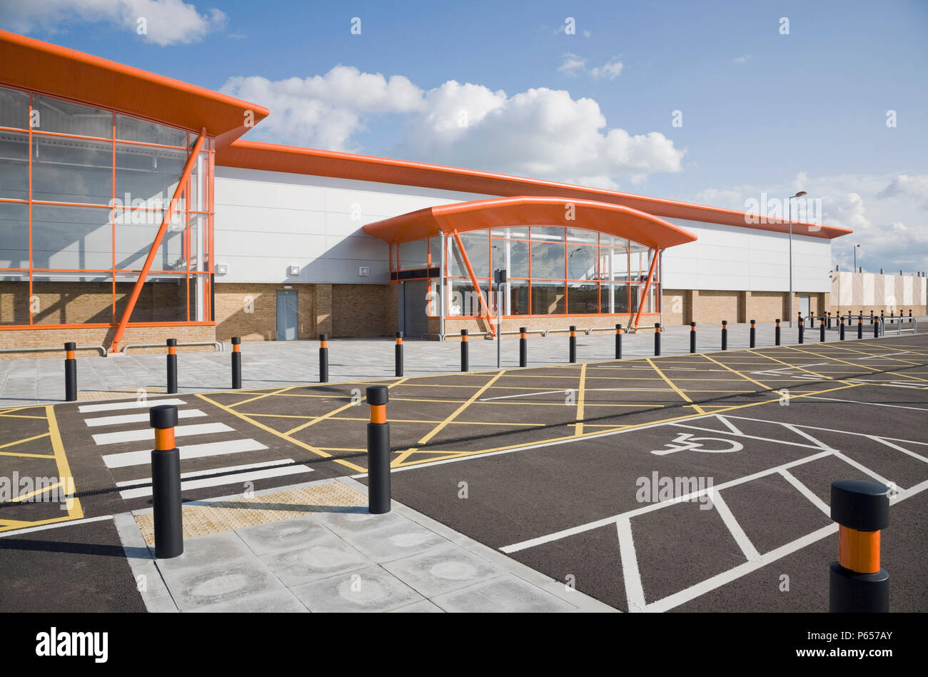 The new B&Q store development in Dover, built to replace the old store