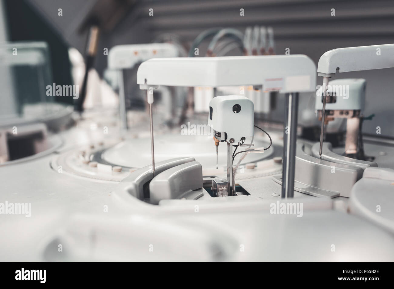 Modern tool for processing blood samples Stock Photo Alamy