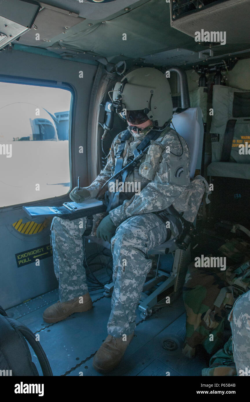 U.S. Army Sgt. Shannon Haskell, crew chief, Charlie Company, 3rd